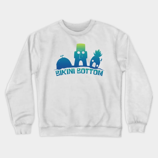 Bikini Bottom Crewneck Sweatshirt by RezhaHardrocker